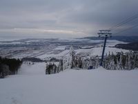 Середина главной трассы, вид вниз
